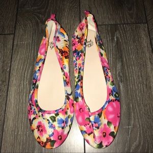 Women’s Faded Glory floral colorful flats